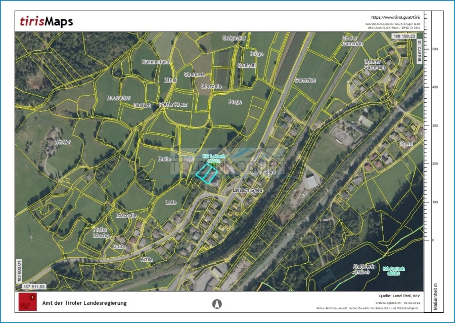 Lageplan-Umgebung