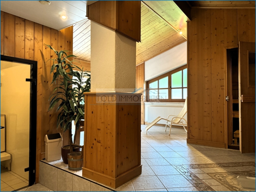 Sauna und Ruhebereich